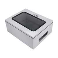 Boîte de distribution avec fenêtre transparente, boîte de commande, boîte d'instruments industriels, boîte électrique personnalisée, 100A 220V/380V