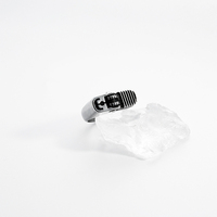Bague en acier inoxydable en forme de briquet VAF Creative, style hip-hop cool, gothique, punk, pour homme