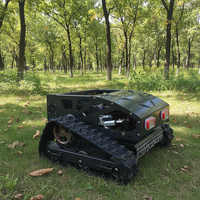 Traktor Mini Robot Pemotong Rumput Otomatis RC Zero Turn Efisiensi Tinggi untuk Industri Pertanian, Bersertifikasi CE EPA, Dapat Disesuaikan (DIY), dengan Baterai Pintar