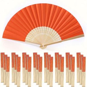 <b>Personalised</b> Bamboo Folding Fan Carved and Painted Folk Art Decoration for Business Gift or Souvenir - Product Image 2