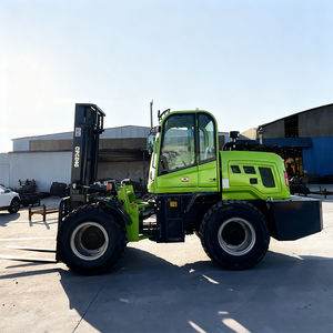 Cina 4-roda <span class=keywords><strong>Telehandler</strong></span> Off Road semua medan berat Forklift 4x4 Forklift 3.5Ton 4ton 5ton Forklift medan berat - Product Image 4