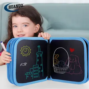 <span class=keywords><strong>Pizarra</strong></span> de Dibujo Borrable para <span class=keywords><strong>Niños</strong></span>, Juguete de Dibujo, Libro Mágico con Rotulador de Colores - Product Image 3