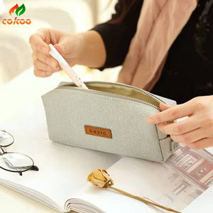 Astuccio in Tessuto Personalizzabile di Grande Capacità, Custodia Rettangolare con Cerniera <span class=keywords><strong>per</strong></span> Studenti, Portapenne in Poliestere con Logo - Product Image 4