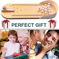Planche de bois de table Mini Arcade bureau minuscule Bowling tir allée bureau bureau soulagement du Stress Gadgets petits doigts jouets