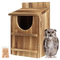Boîte en bois artisanale, nichoir créatif en bois pour oiseaux, adapté à diverses houpaques et autres oiseaux