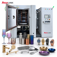 AsiaLink Multi-Arc-Ion-PVD-Vakuumbeschichtungssystem für Echtgoldbeschichtung von Schmuck, Ringen, Armbändern und Metallwerkstücken