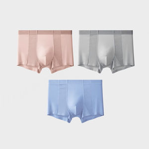 Calzoncillos bóxer para hombre al por mayor, ropa interior de seda helada fresca de malla, calzoncillos y Bóxers transpirables de secado rápido para hombre - Product Image 4