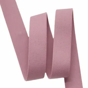 Wholesale High Quality Elastic Nylon Bra Jacquard Elastic Webbing Custom Woven Ribbon Webbing Strap Band for Underwear