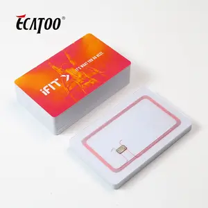 ECATOO新しいデザインプラスチックPVCスマートRFIDカードロックキーカード銀行カード