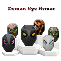 Smart Led Lights Devil Eyes Sac à dos étanche Digital Led Devil's Eyes Sac à dos de moto