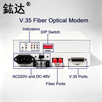 Modem optique fibre-vers-fibre G703 à protocole standard V.35