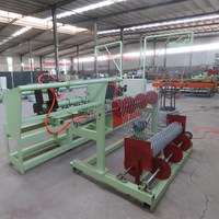 Filet de clôture à maillons de chaîne Hebei Shankang à clé Offre Spéciale faisant la machine treillis métallique en diamant avec pompe à moteur PLC pour le japon Canada