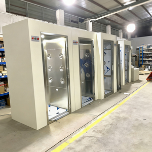 CE belgesi ile otomatik birbirine hava duş kabini PLC cihazı 304 SS modüler temiz oda ekipmanları - Product Image 5