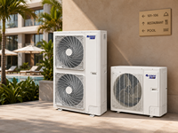 Système de climatisation et de chauffage compact Gree Gmv5 Mini Slim DC Inverter Split Unit pour maison et appartement