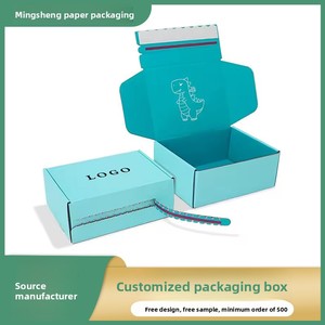 Eco-Friendly Disposable Custom Color Zipper Aircraft <b>Box</b> for Clothing & Gift Tear-Off Design Decoration Application - Product Image 5