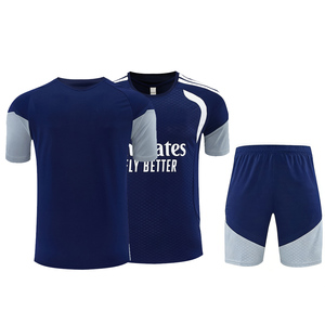 Uniformes de Fútbol de Verano 26/27 Madrid Conjunto de Uniforme de Entrenamiento de Manga Corta Camiseta de Fútbol Europeo Transpirable de Poliéster - Product Image 1