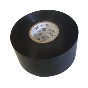 Rohrwickel-Antikorrosionsschutzband elektrische Isolation Vinyl PVC super-hochtemperaturbeständig wetterfest schwarz