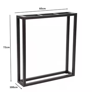 Moderno stile industriale in metallo ferro gambe per tavolino da caffè ufficio Computer scrivania da pranzo parco in polvere rivestimento OEM cucina - Product Image 4
