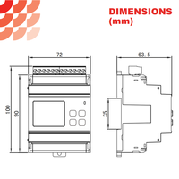Medidor de Energía Multicircuito al por Mayor, 220V 380V, Medidor de Energía Bidireccional, Monitoreo Remoto de Energía RS485, Medidor Eléctrico