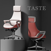 Chaise de bureau de direction ergonomique de luxe en cuir moderne avec fonction électrique réglable en hauteur, accessoire de bureau