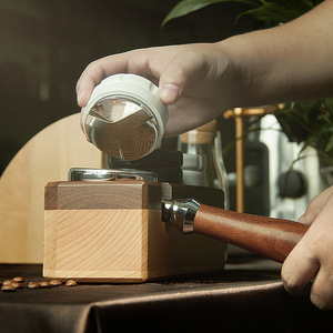 ที่กดกาแฟ Good Match Coffee ขนาด 51/53/58 มม. ทำจาก ABS ฐานเรียบ ขัดเงา สีพื้น สำหรับเครื่องชงกาแฟ - Product Image 2
