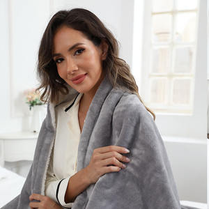 للبيع بالجملة من الشركة المصنعة ، ماكينة رمي بطانية التدفئة الكهربائية من صوف قابل للغسل ، 6 مستويات تسخين في فصل الشتاء ، تسخين سريع - Product Image 6