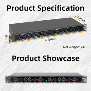 Bộ chia tần số âm thanh chuyên nghiệp kỹ thuật số 234XL, thiết bị ngoại vi âm thanh, amply, loa stereo 2/3 đường tiếng, mono <span class=keywords><strong>4</strong></span> đường tiếng, loa siêu trầm - Product Image 6