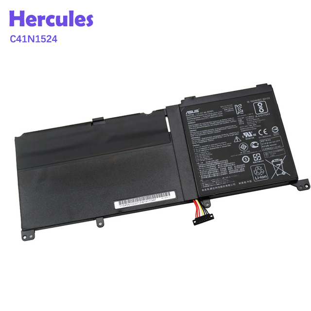 Genuine Laptop Battery C41N1524 0B200-01250200 for Asus ROG G501VW Notebook Rechargeable Li-Polymer Battery