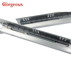 Cabinet Slider <strong>Drawer</strong> Rail Heavy Duty Full Extension Runners Concealed Soft Close Two Way Under <strong>Mount</strong> <strong>Drawer</strong> <strong>Slide</strong> - Product Image 5