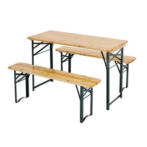 Портативный уличный деревянный складной столик - Product Image 4