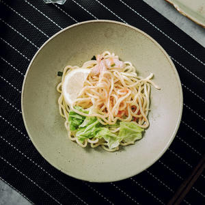 Ciotole di Ramen giapponesi in ceramica da 8 pollici grande ciotola per zuppa di Noodle per Udon vietnamita con ciotola di zuppa con fondo non smaltato - Product Image 2