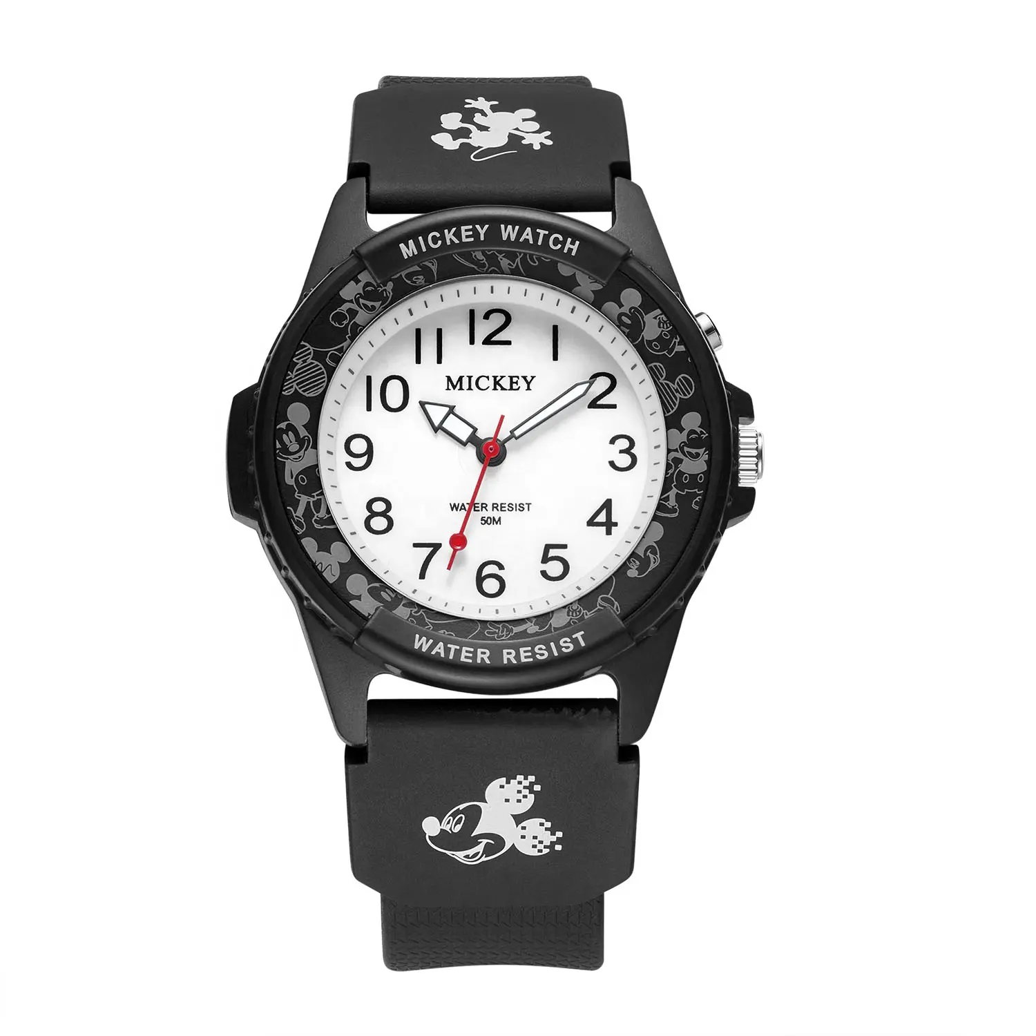 Montre à Quartz avec imprimés de Mickey Disney, pour enfants, horloge importée de mouvement Miyota, nouvelle collection