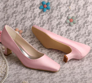 (22 لونا) ساحة تو اضافية واسعة أحذية الزفاف الساتان - Product Image 3