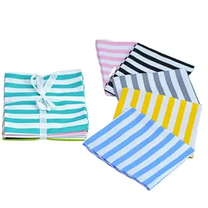 6 pieces Wide zebra pattern Printed Combed organic fabric Cotton Cloth for Children Handmade