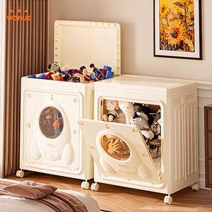 WANUO Caja de Almacenamiento Plegable Fácil de Instalar para el Hogar, Caja de Juguetes para Niños con Rotación de 360° °   Ruedas Giratorias - Product Image 1