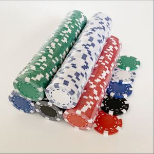 Wholesale Plastic Eco-friendly Texas Entertainment Game Chips Small Sixes <b>Dice</b> 11.5g for Poker Chips - Product Image 2