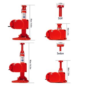 ROGTZ TY-EJ08-Red <strong>3T</strong> Scissor <strong>Jack</strong> Kit DC12V Electric Car <strong>Jack</strong> with Impact Wrench for <strong>Auto</strong> Repair Sedans &amp; SUVs - Product Image 6