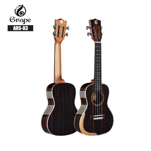 Nhà máy OEM cao cấp <span class=keywords><strong>hawaii</strong></span> handmade mun <span class=keywords><strong>ukulele</strong></span> với tay vịn ARS-03 - Product Image 1