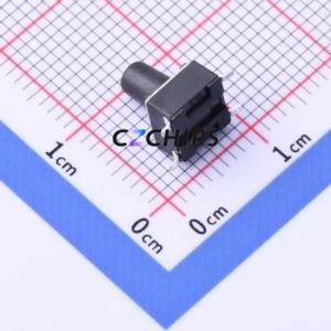 YTS-D003-3J Tactile Switch SMD-4P,6x6mm Switch Single Pole Single Throw Round Button 2.6N Vertical Mount - Product Image 2