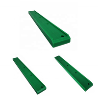 Guide latéral de convoyeur cnc personnalisé guide linéaire en plastique de rail de chaîne en nylon uhmwpe