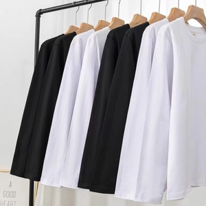 <span class=keywords><strong>Camiseta</strong></span> de <span class=keywords><strong>Manga</strong></span> Larga Personalizada de Algodón Grueso de 260 Gramos con Diseño Sólido y Estampado en Relieve, Jersey Texturizado con Diseño Digital a Color - Product Image 5