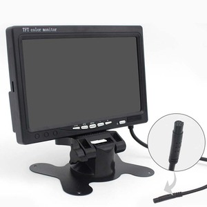 Monitor de coche con Control remoto Universal, minicable de 4 pines, <span class=keywords><strong>2</strong></span> canales, resolución de 1024x600, 12V, 24V, 7 pulgadas, TFT, AHD, Monitor LCD - Product Image 4