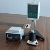 Instrumento de laboratorio, viscosímetro de puntero rotatorio, probador de viscosidad de pintura de alta precisión con Sensor de temperatura, prueba de aceite cosmético
