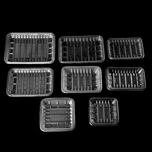 Produsen Oem Kemasan Makanan Sekali Pakai Baki Plastik Pet untuk Pajangan Supermarket Makanan - Product Image 1