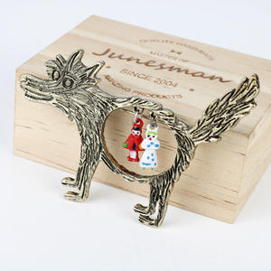 Mode mignon broches rétro exquis dessin animé grand méchant <span class=keywords><strong>loup</strong></span> <span class=keywords><strong>petit</strong></span> <span class=keywords><strong>chaperon</strong></span> <span class=keywords><strong>rouge</strong></span> mode bijoux broches - Product Image 6