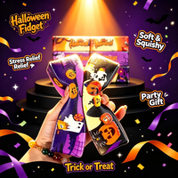 Jouet Squishy Halloween en forme de beurre pour garçons de 14 ans et plus, en TPE, à remontée lente, anti-stress, cadeau de fête, vente en gros