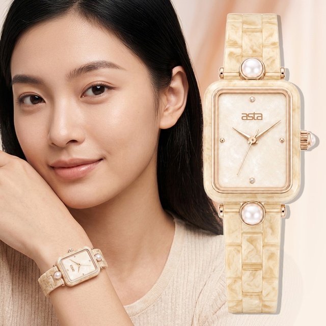 Asta Eco Friendly Acetate Quartz Women Watch Resin 30M Waterproof Bridal Daily Boutique Bulk Procurement Low MOQ EU Market