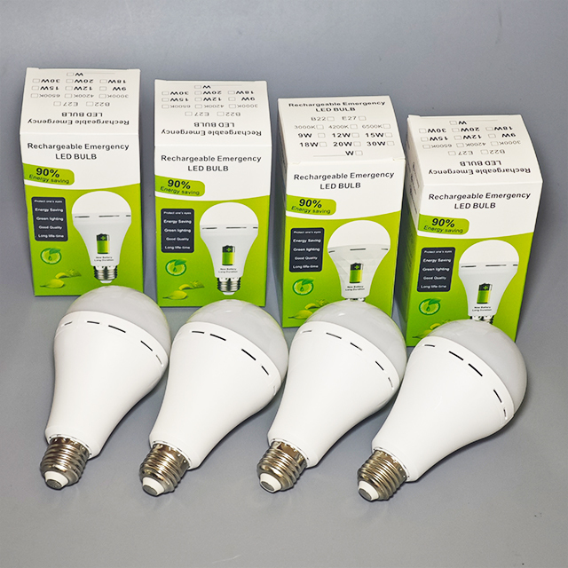 A19 Bulb With Built-in Battery With Hook Portable Cordless Charging Emergency Bulb Recharge Bulb LED Lights With Battery