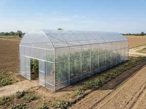 Serres agricoles en film plastique à simple travée et double couche, grande taille, avec couverture transparente, fabrication OEM - Product Image 6
