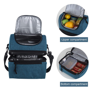 <span class=keywords><strong>Sac</strong></span> fourre-tout <span class=keywords><strong>isotherme</strong></span> écologique en polyester Oxford durable avec logo personnalisé avec fermeture éclair <span class=keywords><strong>Sac</strong></span> de rangement étanche pour les aliments - Product Image 4
